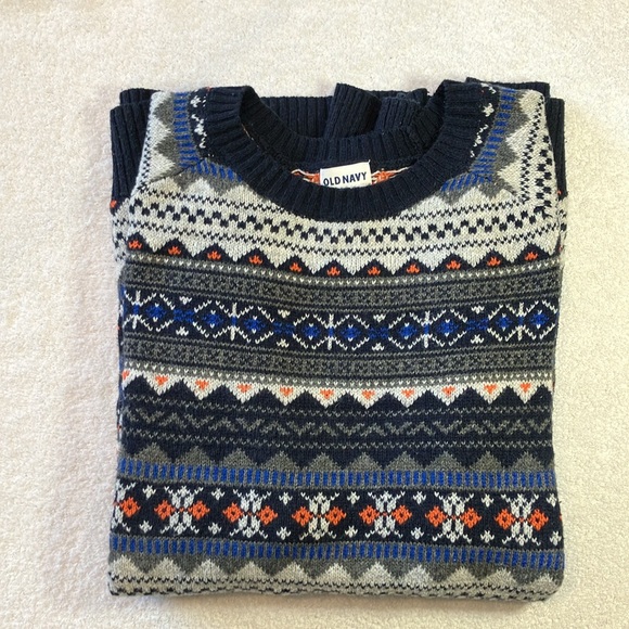Old Navy fair isle sweater - Picture 1 of 5